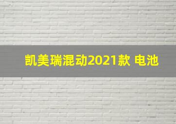 凯美瑞混动2021款 电池